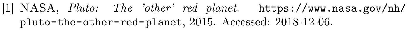 BibTeX example: misc citation style siam